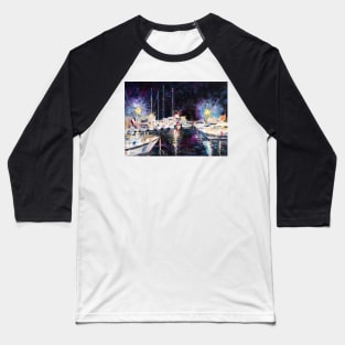 Harbor Lights of Empuriabrava Baseball T-Shirt